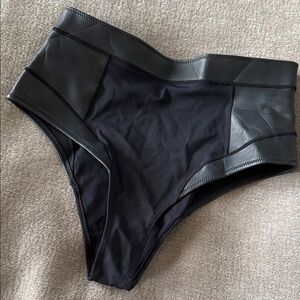 Rip Curl Black High-Waisted Bikini Bottom